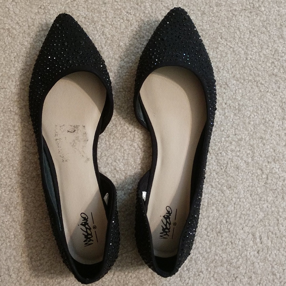 Black flats